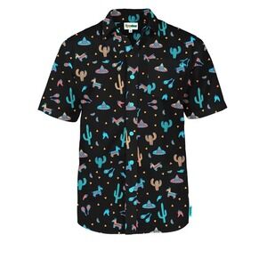 TIPSY ELVES MIDNIGHT FIESTA HAWAIIAN SHIRT  Men's Size 4XL ‎ NEW WITH TAGS!!